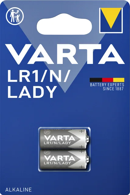 Batterij VARTA 2x LR1 N Lady alkaline