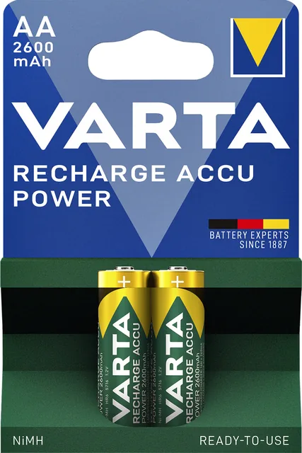 Batterij oplaadbaar VARTA 2x AA 2600mAh
