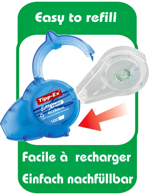 Correctietape Tipp-Ex easy refill ecolutions 5mm