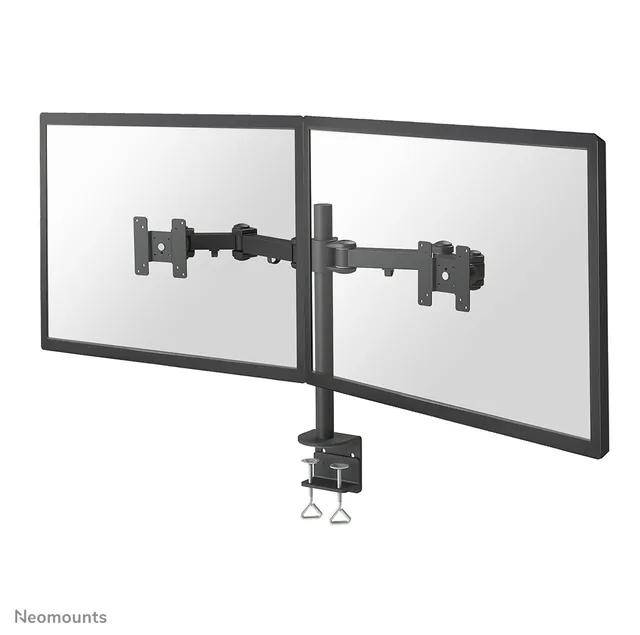 Monitorarm Neomounts D960D 2x 10 27 inch klem zw