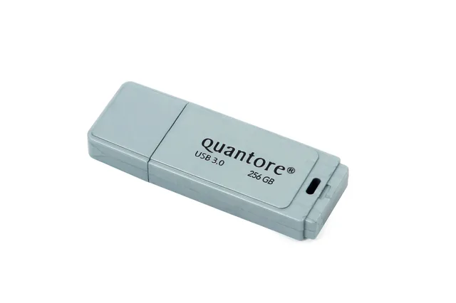 USB stick 3.0 Quantore USB-A 256GB zilver