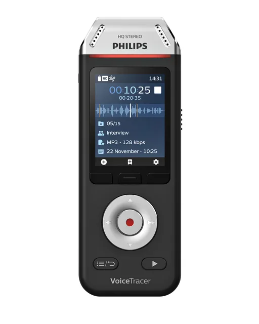 Digital voice recorder Philips DVT 2110 interviews