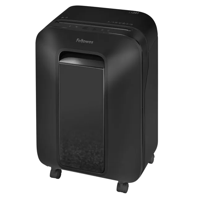 Papiervernietiger Fellowes LX201 2x12mm zwart