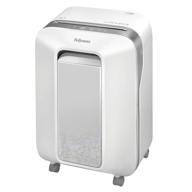 Papiervernietiger Fellowes LX201 2x12mm wit