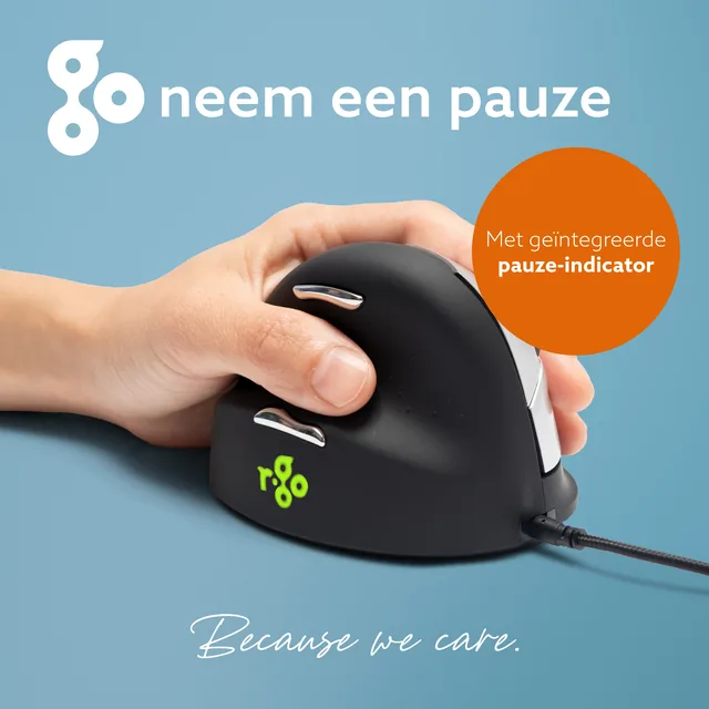 Ergonomisch muis R-Go HE Break Draad Links M