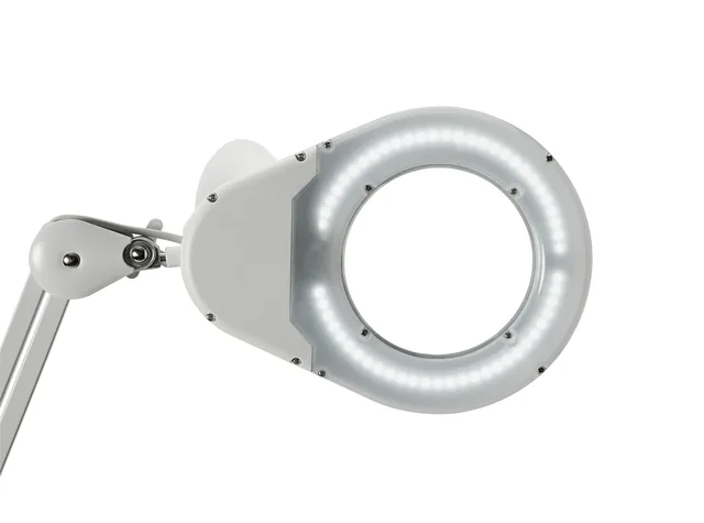 Loeplamp MAUL Viso LED tafelklem wit