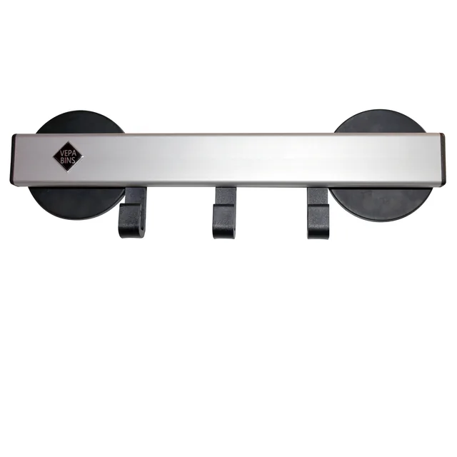 Kapstok wand VepaBins pro-line magneet 3 haak