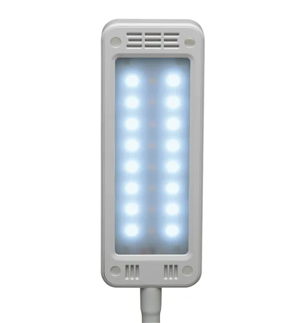 Bureaulamp MAUL Pearly LED voet dimbaar wit