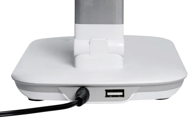 Bureaulamp MAUL Jazzy met USB poort wit
