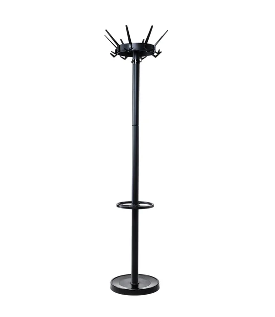 Kapstok MAUL Caligo stnd 175cm 32 haken zw RAL9004