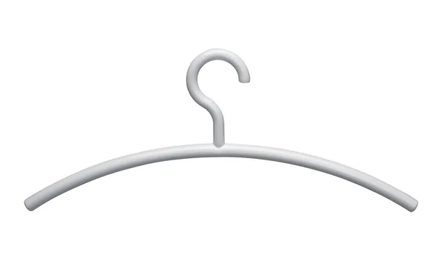 Kledinghanger MAUL acryl 460X190mm wit 5 stuks