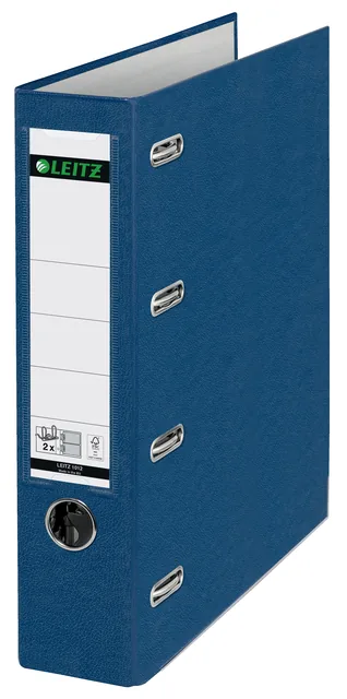 Giro bank ordner Leitz A4 dubb mech 80mm PP bl