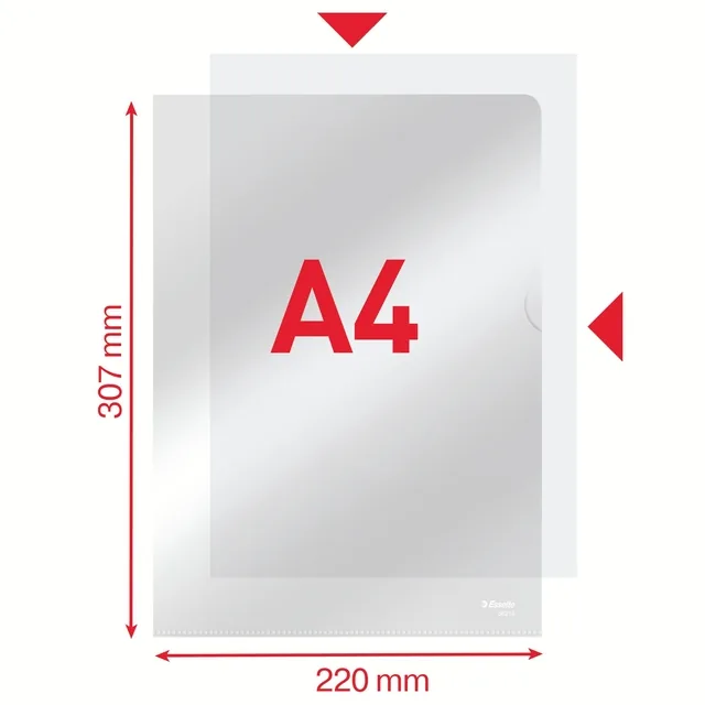 L-map Esselte standaard copy safe PP A4 glashelder