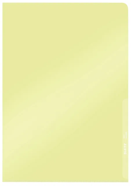 L-map Leitz Premium copy safe PVC A4 geel 100st
