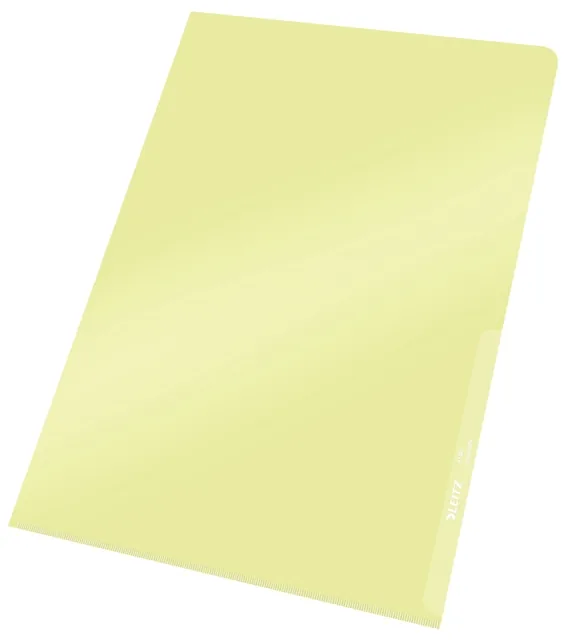 L-map Leitz Premium copy safe PVC A4 geel 100st