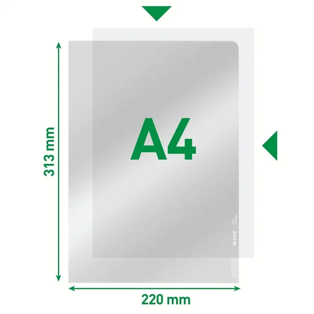 L-map Leitz Premium copy safe PVC A4 glashelder