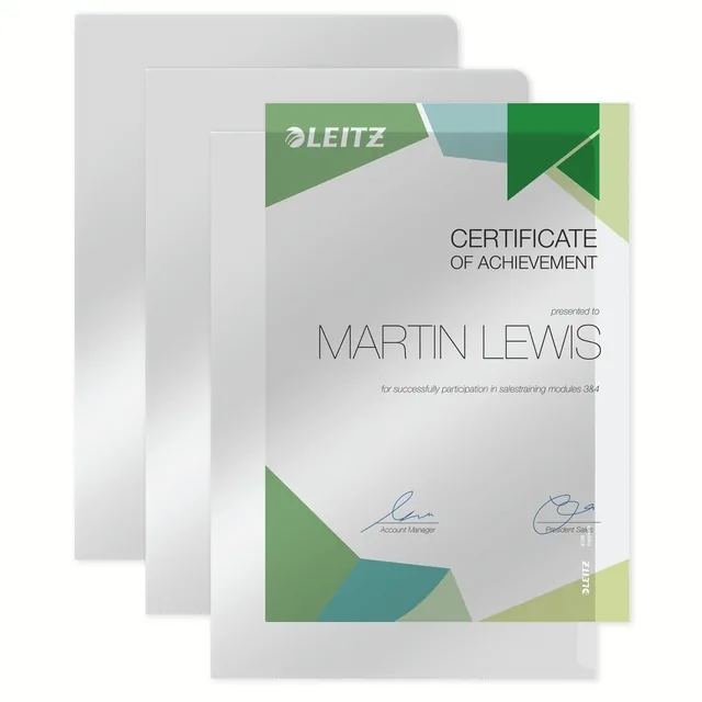 L-map Leitz Premium copy safe PVC A4 glashelder