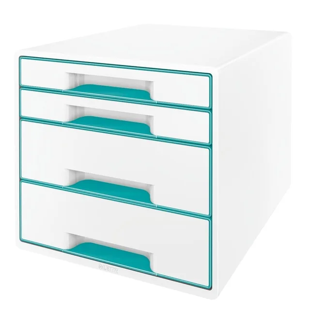 Ladenbox Leitz WOW laden wit/ijsblauw
