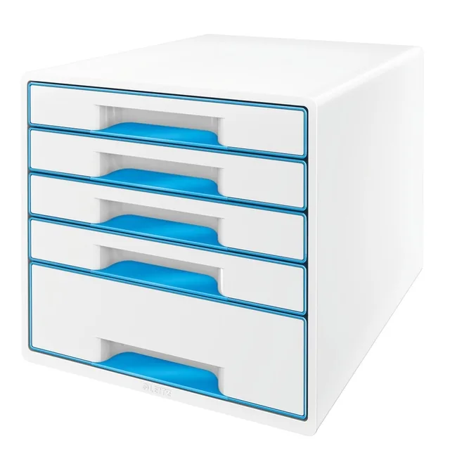 Ladenbox Leitz WOW 5 laden wit/blauw