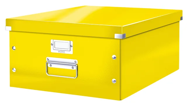 Opbergbox Leitz WOW Click Store 369x200x482mm gl