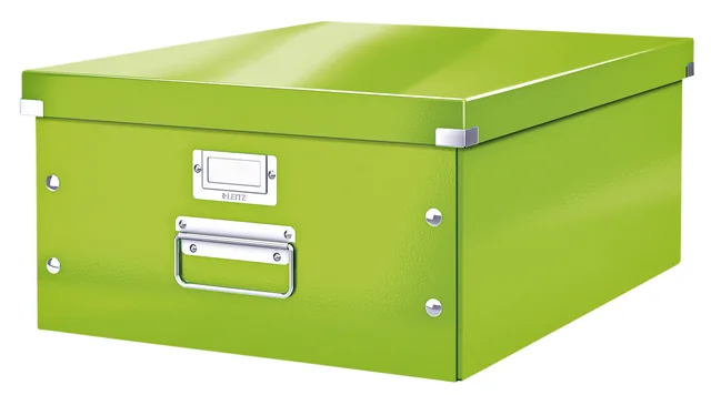 Opbergbox Leitz WOW Click Store 369x200x482mm gn