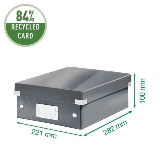 Sorteerbox Leitz WOW Click Store 220x100x282mm zw