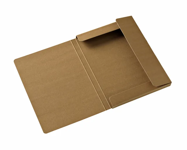 Elastobox Kraft Line A4 3 kleppen br