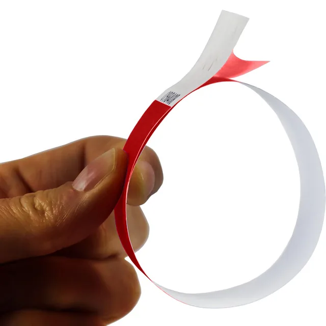 Polsband Combicraft Tyvek rood 100st