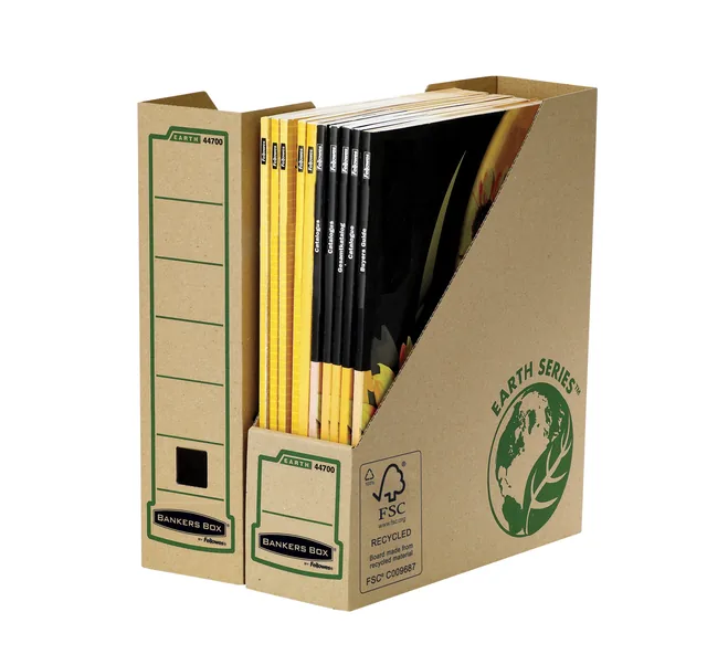 Tijdschriftcassette Bankers Box Earth A4 80mm br