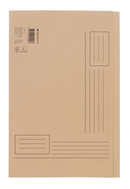 Vouwmap Quantore fo ongelijke Zijde 320gr beige