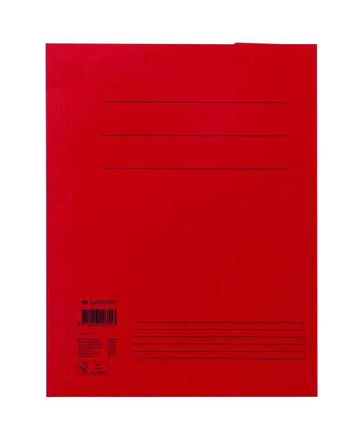 Dossiermap Quantore A4 320gr rood