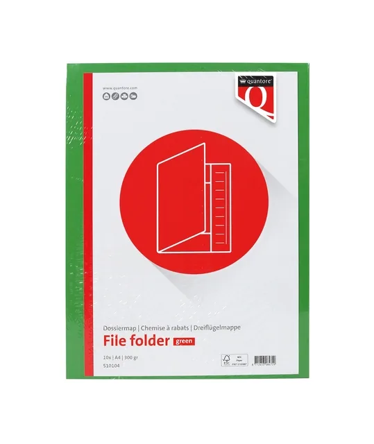 Dossiermap Quantore A4 320gr groen