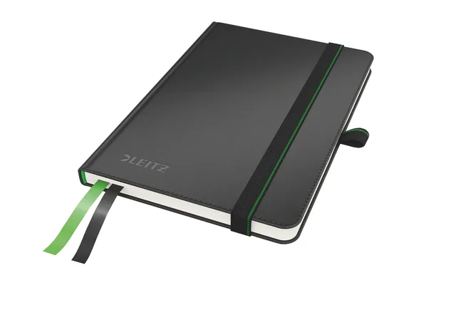 Notitieboek Leitz Complete hardcover A6 lijn zwart