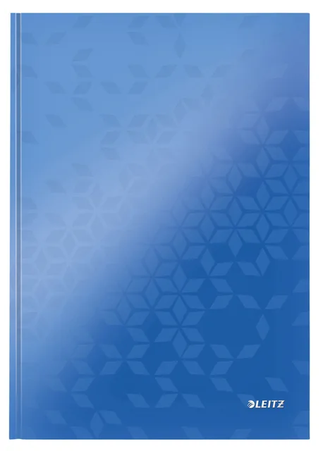 NOTITIEBOEK LEITZ WOW A4 LIJN 80V BLAUW