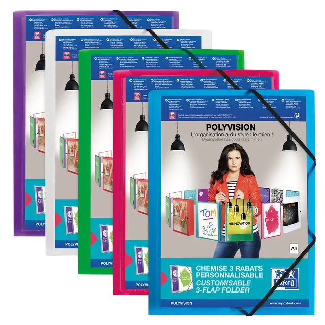 Elastomap Oxford Polyvision A4 incl insteektas ass