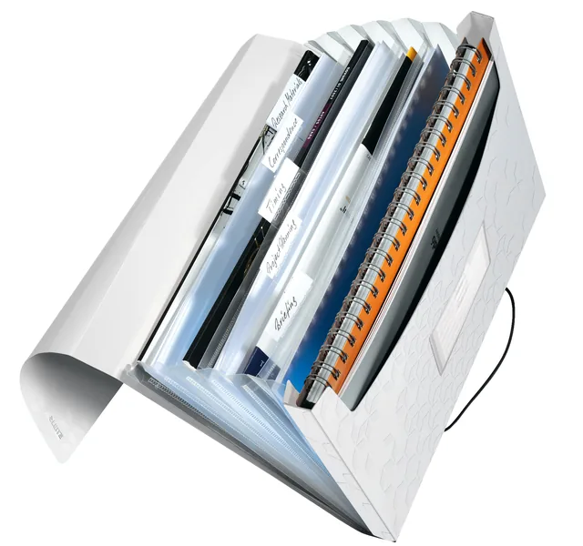 Sorteermap Leitz WOW A4 6vaks PP wit