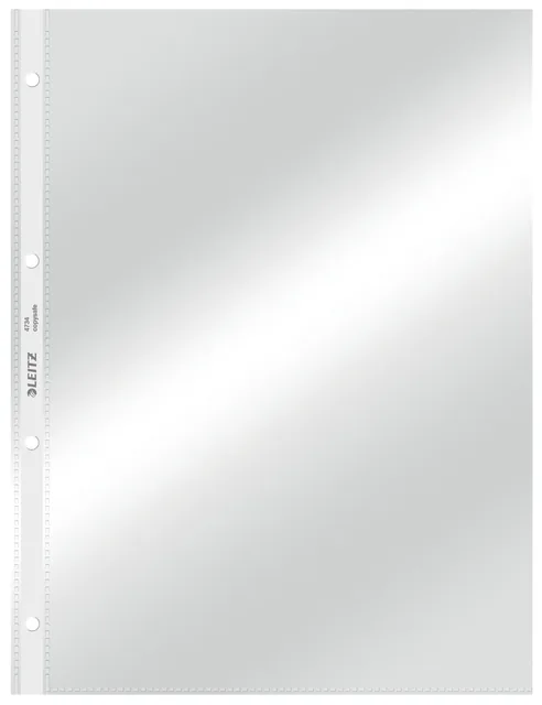 Showtas Leitz standaard 4-gaats PVC A4 glashelder