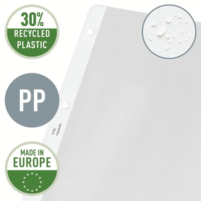 Showtas Leitz Premium uitsnede PP A4 transparant