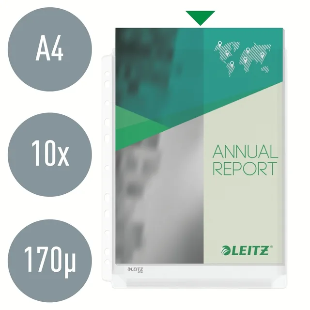 Showtas Leitz Premium PVC expansievouw glashelder
