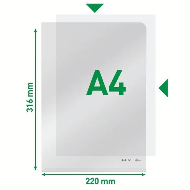 L-map Leitz Premium copy safe PVC A4 transparant