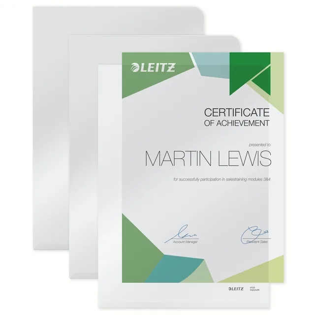 L-map Leitz Premium copy safe PVC A4 transparant