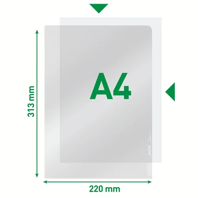 L-map Leitz Premium lasnaad PVC A4 transparant