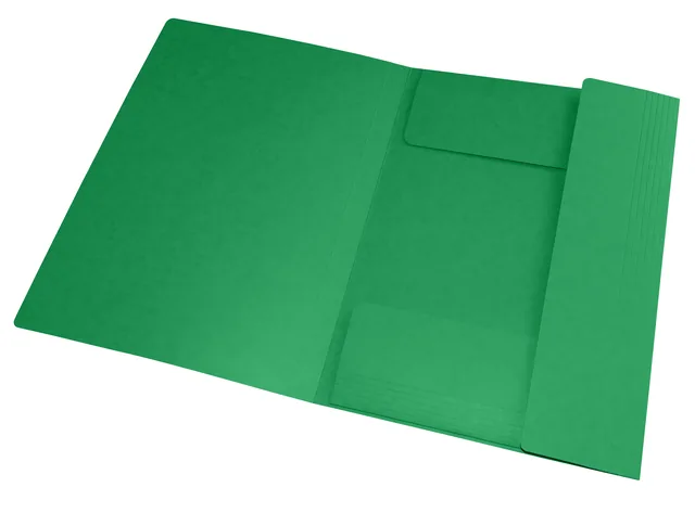 Elastomap Oxford Top File A4 3 kleppen 390gr groen
