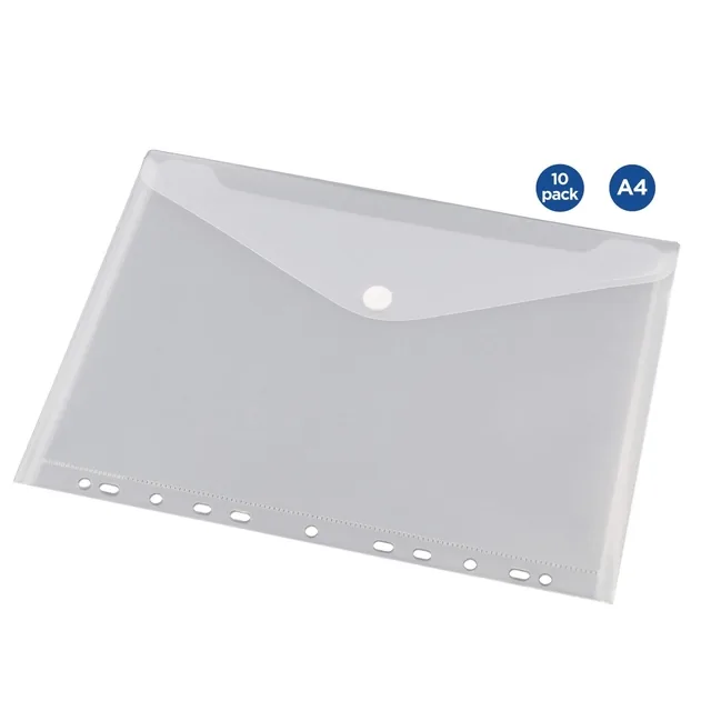 Enveloptas Europel A4 240x310mm 11g PP trans wt