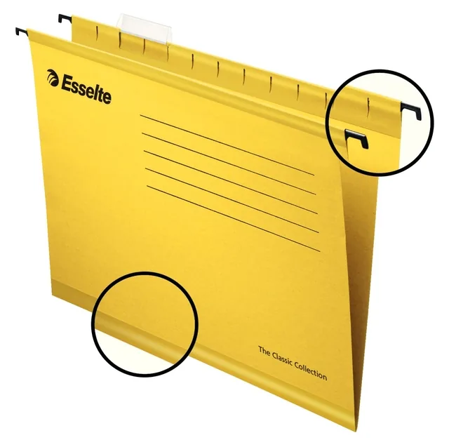 Hangmap Esselte Classic folio V-bodem 382x240mm gl