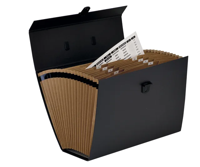 Sorteerkoffer Bankers Box Handifile 19vk zwart