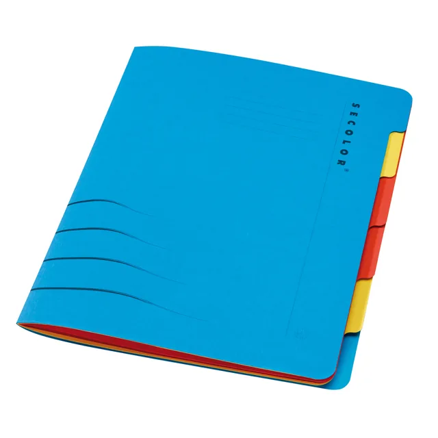 Sorteermap Secolor sixtab 6 tabbladen recy bl
