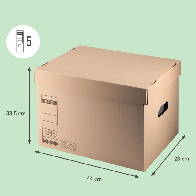 Archiefdoos deksel Leitz Premium 335x280x440mm br