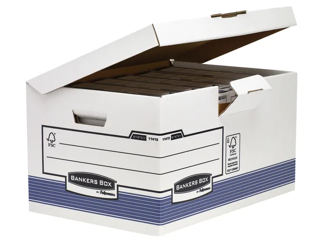 Archiefdoos bankers box system fold flip top maxi