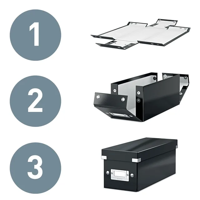 Opbergbox Leitz WOW Click Store 220x160x282mm wit